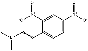 (N N-DIMETHYLAMINO)ETHENYL-2 4-DINITROB& Struktur