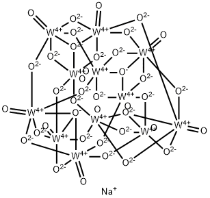 メタタングステン酸ナトリウム 化学構造式