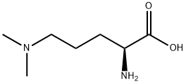 L-Ornithine, N5,N5-dimethyl- (9CI) Structure