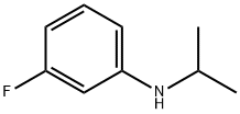 N-异丙基-3-氟苯胺, 121431-27-4, 结构式