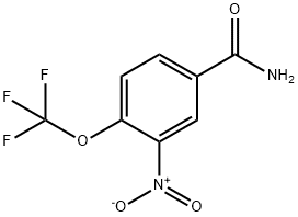 3-硝基-4-(三氟甲氧基)苯甲酰胺, 1214323-50-8, 结构式