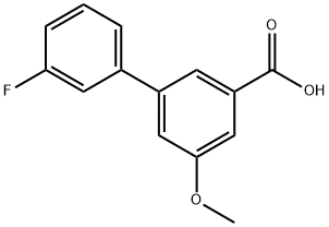 3'-Fluoro-5-Methoxy-[1,1'-biphenyl]-3-carboxylic acid Structure