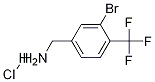 (3-broMo-4-(trifluoroMethyl)phenyl)MethanaMine hydrochloride Structure