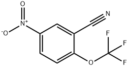 5-硝基-2-三氟甲氧基苯腈, 1214341-32-8, 结构式