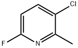 3 - 氯-6 - 氟-2 - 甲基吡啶, 1214342-64-9, 结构式