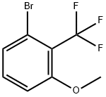1-Bromo-3-methoxy-2-(trifluoromethyl)benzene Structure