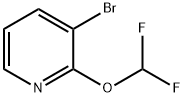 3-ブロモ-2-(ジフルオロメトキシ)ピリジン 化学構造式