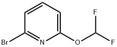 2-broMo-6-(difluoroMethoxy)pyridine Structure