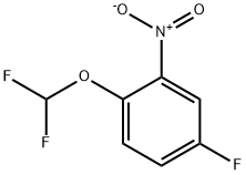 1-(Difluoromethoxy)-4-fluoro-2-nitro-benzene Structure
