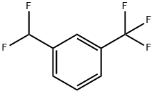 1-(ジフルオロメチル)-3-(トリフルオロメチル)ベンゼン 化学構造式