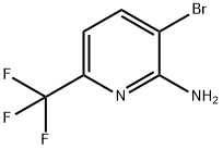 2-Amino-3-bromo-6-(trifluoromethyl)pyridine Struktur