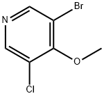 3-溴-5-氯-4-甲氧基吡啶 结构式