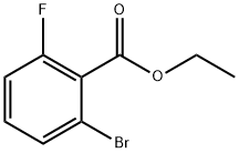 2-溴-6-氟苯甲酸乙酯,1214362-62-5,结构式