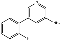 5-(2-fluorophenyl)pyridin-3-aMine Struktur