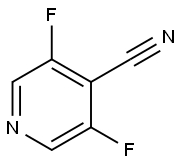 4-Cyano-3,5-difluoropyridine Struktur