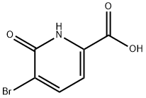 5-溴-6-羟基吡啶-2-甲酸 结构式