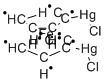 1,1'-双(氯化汞)二茂铁 结构式