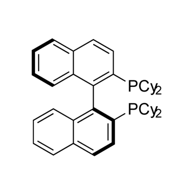 (R)-(+)-2,2'-BIS(DICYCLOHEXYLPHOSPHINO)-1,1'-BINAPHTHYL Structure