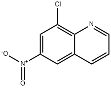 8-chloro-6-nitroquinoline Struktur