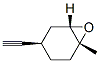 7-Oxabicyclo[4.1.0]heptane, 4-ethynyl-1-methyl-, [1R-(1alpha,4alpha,6alpha)]- (9CI) Structure