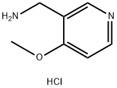 C-(4-Methoxy-pyridin-3-yl)-MethylaMine 结构式