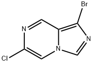 1-broMo-6-chloro-IMidazo[1,5-a]pyrazine(CAS)4weeks Structure