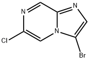 3-Bromo-6-chloroimidazo[1,2-a]pyrazine,1214875-36-1,结构式