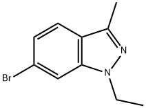 1H-Indazole,6-broMo-1-ethyl-3-Methyl- Structure