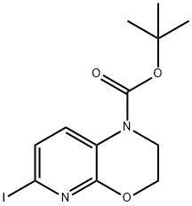 6-碘-2,3-二氢-1H-吡啶并[2,3-B][1,4]恶嗪-1-羧酸叔丁酯, 1214932-35-0, 结构式
