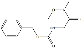 N-ALPHA-CBZ-GLYCINE N-METHOXY-N-METHYLAMIDE Structure