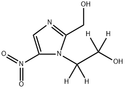 Hydroxy Metronidazole-d4 Struktur