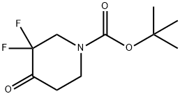 3,3-二氟-4-氧代哌啶-1-羧酸叔丁酯 水合物,1215071-17-2,结构式