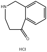 1,2,3,4-tetrahydrobenzo[c]azepin-5-one hydrochloride Structure