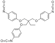 1,1,1-TRIS-(4-ISOCYANATOPHENOXYMETHYL)-PROPANE Structure