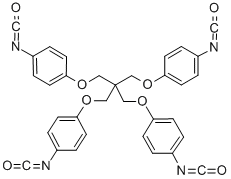 TETRAKIS-(4-ISOCYANATOPHENOXYMETHYL)-METHANE 结构式