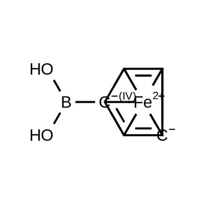 FERROCENEBORONIC ACID Struktur