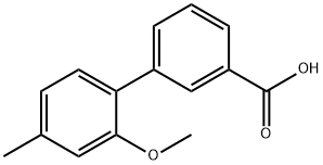 2-Methoxy-4-Methylbiphenyl-3-carboxylic acid Structure