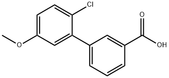 2-Chloro-5-Methoxybiphenyl-3-carboxylic acid Struktur