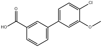 4-Chloro-3-Methoxybiphenyl-3-carboxylic acid Structure