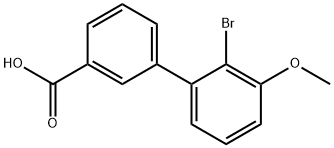 2-BroMo-3-Methoxybiphenyl-3-carboxylic acid Structure