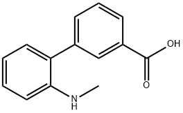 2-(MethylaMino)biphenyl-3-carboxylic acid Structure