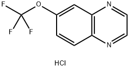 6-(Trifluoromethoxy)quinoxaline, HCl Structure