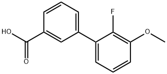 2-FLUORO-3-METHOXYBIPHENYL-3-CARBOXYLIC ACID, 1215206-35-1, 结构式