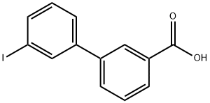 3'-Iodobiphenyl-3-carboxylic acid Struktur