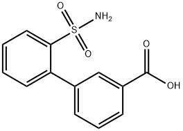 2-SulfaMoylbiphenyl-3-carboxylic acid Structure