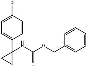 1-(Cbz-Amino)-1-(4-chlorophenyl)cyclopropane Structure