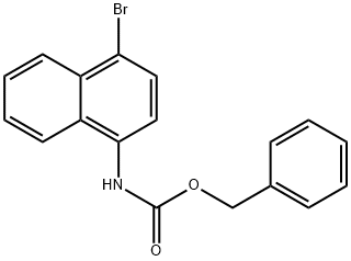 benzyl 4-bromonaphthalen-1-ylcarbamate Structure