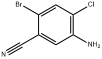 5-Amino-2-bromo-4-chlorobenzonitrile Structure