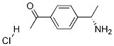 (S)-1-(4-(1-aMinoethyl)phenyl)ethanone hydrochloride Struktur