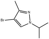 4-溴-1-异丙基-3-甲基-1H-吡唑, 1215295-87-6, 结构式